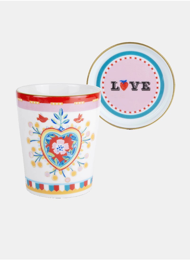 Cup With Lid/Saucer D 9 cm, H 12 cm Porcelain Mamma Mia Heart - pzsku/Z34D943A96D8C2F2BD9F4Z/45/_/1732702598/1cf75b45-84c0-4f6f-928e-c0dcad72185b