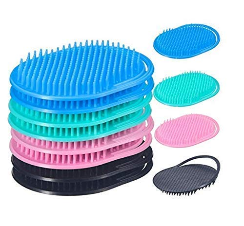 LJL Traders Portable Thin Pocket Comb, Scalp Massager (Oiling and Shampooing) Hair Comb Brush (Pack of 4 Multi Color) - Image 4