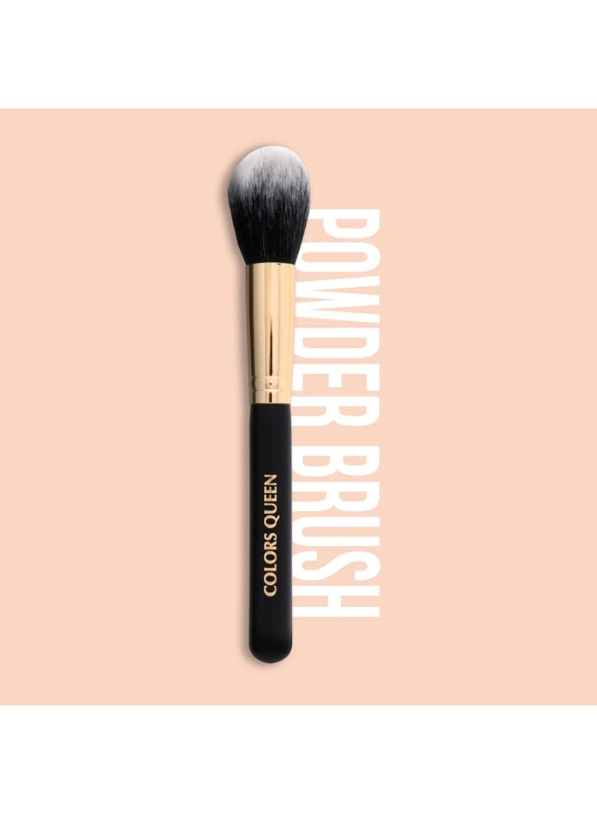 Colors Queen Soft Bristle Powder Brush, Brush for Powder Application, Brush for Professional Face Makeup, Feather Soft Touch, Luxe Packaging Makeup Brush - Image 3