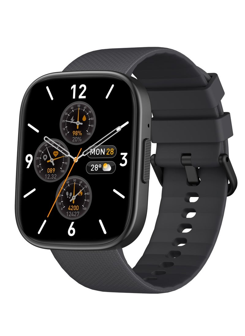 Zeblaze Smart Watch  AMOLED 2.15" 300mAh Smart Watches for Men Women Bluetooth Make/Answer Calls Fitness Modes and  Sleep Modes Multi-app Message Reminder Multi Language Black  - Image 1