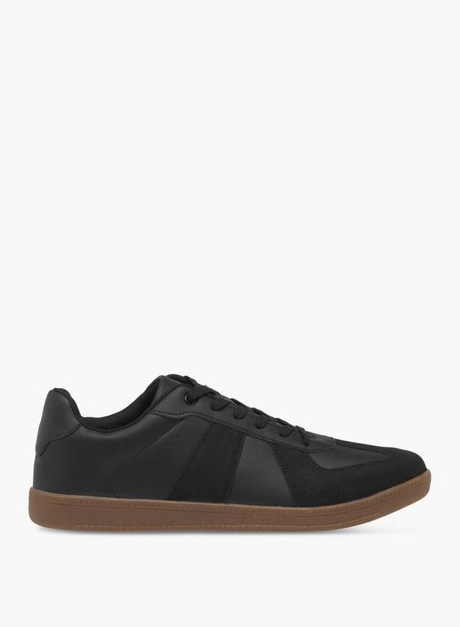 LBL by Shoexpress Men's Panelled Sneakers with Lace-Up Closure - Image 3