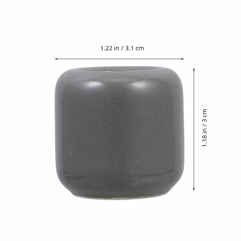 5pcs Ceramic Chime Candle Holder Crafting For Rituals Prayer Ceremonies Tabletop Centerpiece Decorations Photo Props - Image 2