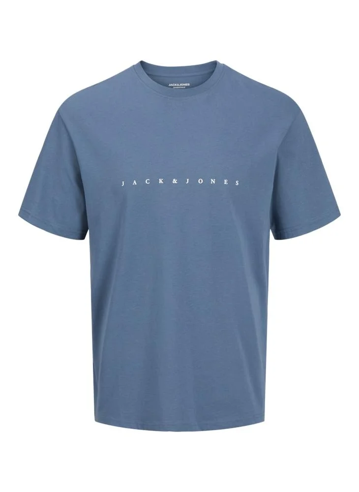 JACK & JONES Plus Size Logo Crew Neck T-Shirt