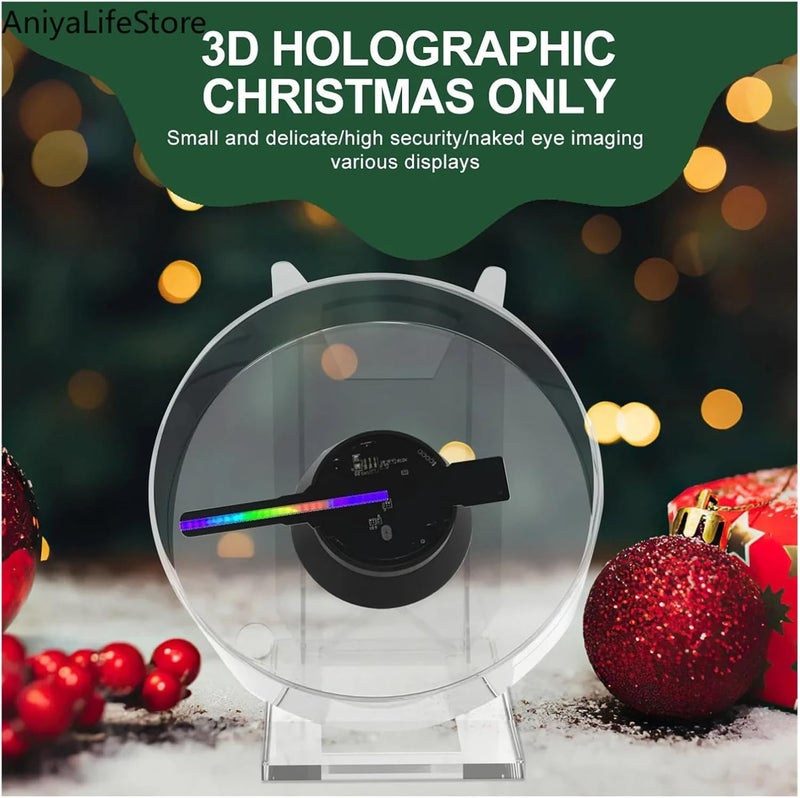 3D Hologram Projector Fan,Holographic Player,Support Image Video,Naked Eye 3D Effect,for Advertising Display - Image 5