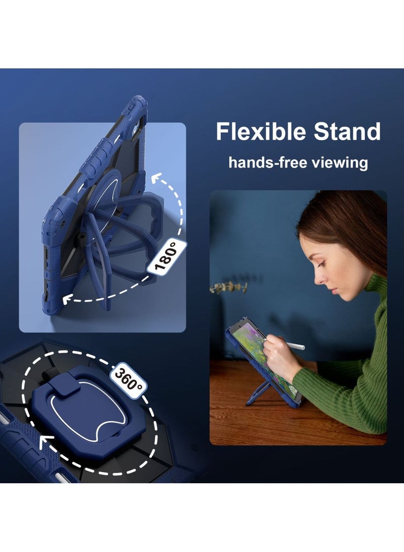 GUDOO غطاء لجهاز iPad Pro 11 إنش 2024 مع حامل للقلم، حافظة قوية ومقاومة للصدمات للحماية مناسبة للأجهزة اللوحية. - Image 5