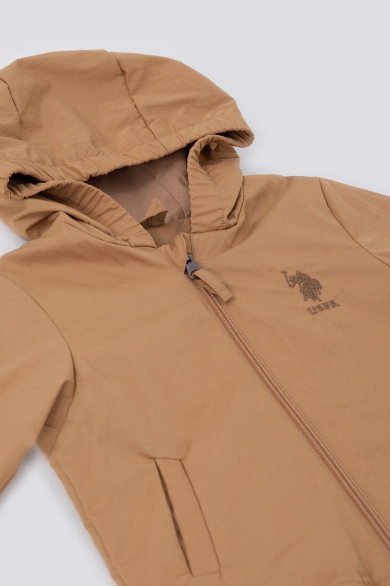 U.S. Polo Assn. BASE. Polo Assn. The Innocence Of Brown Pink Baby Girl Raincoat - Image 2