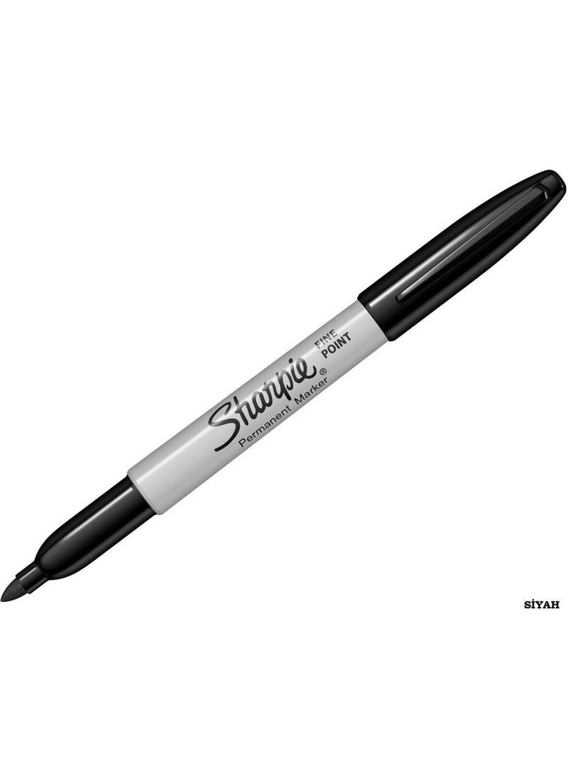 Sharpie Permanent Marker Black 3 Pack 