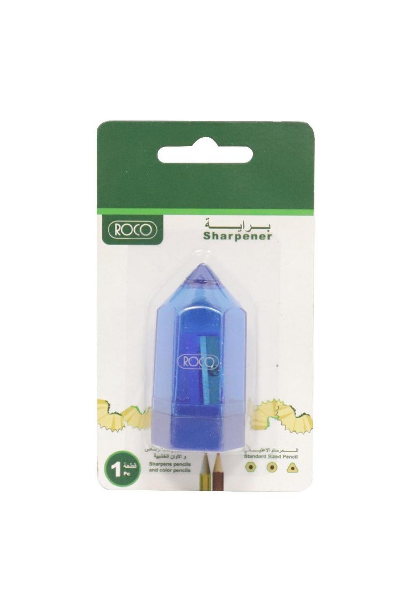 مبراة جيب ثقب واحد، ألوان متنوعة