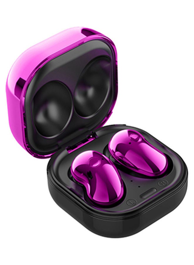 NIBEMINENT Bluetooth 5.1 Noise Reduction Earbuds Purple/Black - Image 1