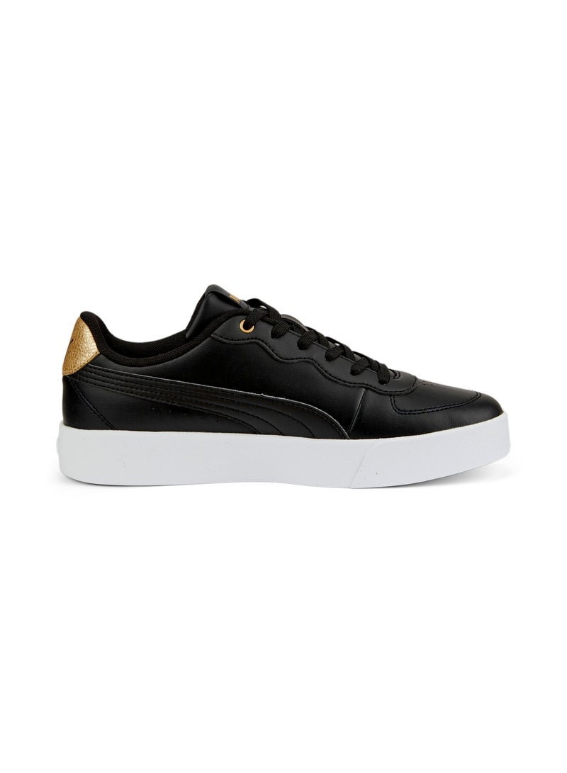 PUMA Skye Clean Distressed Womens Black Sneakers - Image 5