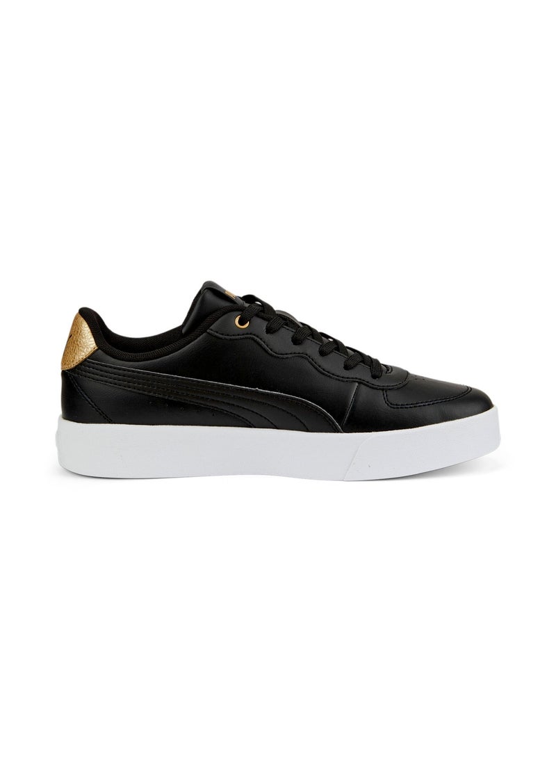PUMA Skye Clean Distressed Womens Black Sneakers - Image 2