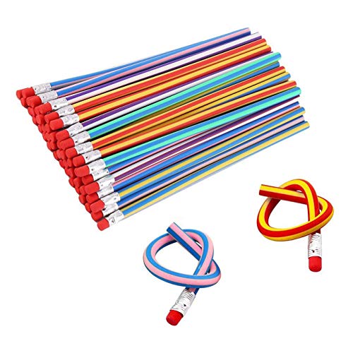 Haawooky 30 Pieces Flexible Soft Pencil Magic Bend Kids for Children School - Image 1