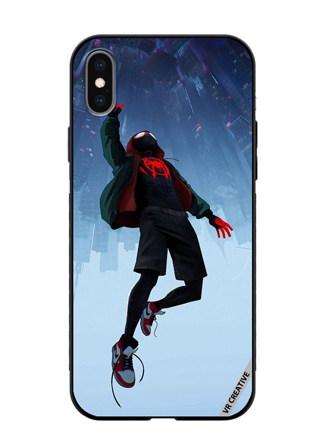 VR CREATIVE غطاء حماية لجهاز آبل آيفون XS ماكس بتصميم سبايدرمان متعدد الألوان - Image 1