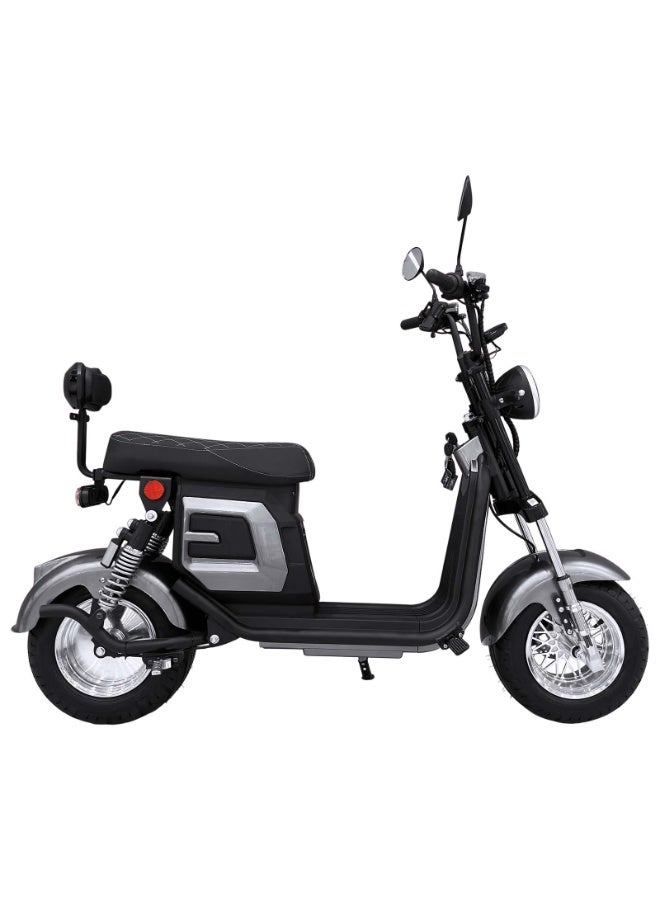 Crony G-030 3000W 60V 25A High-end Harley (Silver gray) Electric Motorcycle Fat Tire  Electric Bikes  scooters for Adults - Image 5