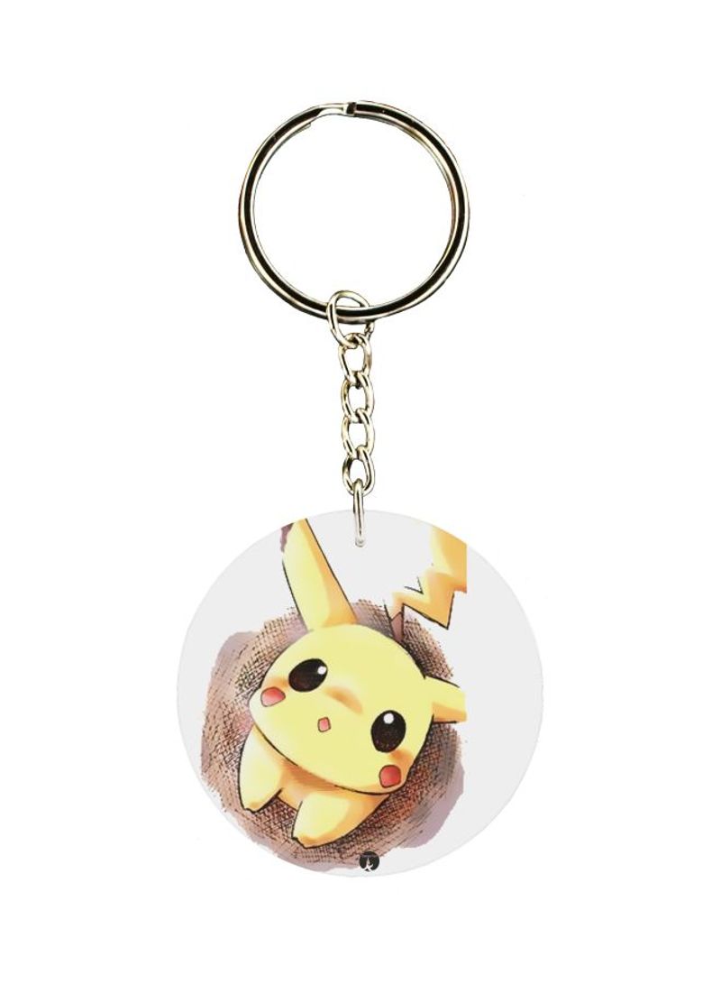 RKN Single Sided Pikachu Cartoon Themed Keychain