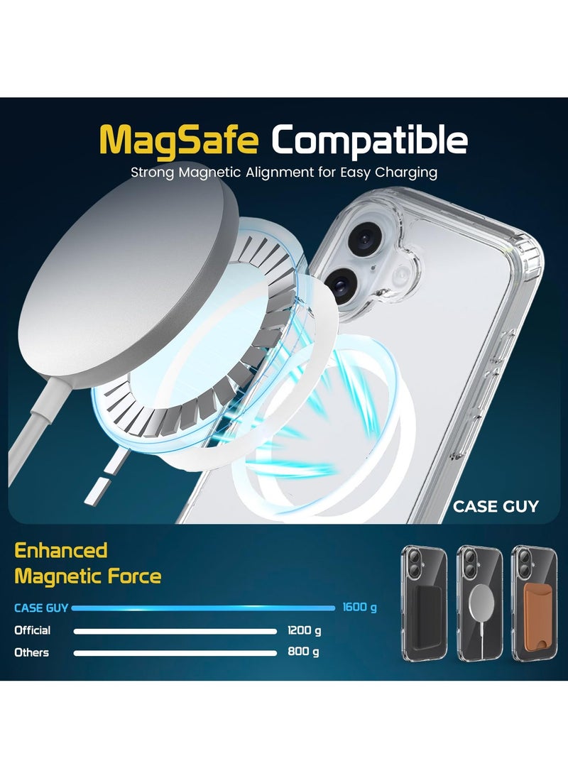 Generic - for iPhone 16 5G Case, Anti-Yellowing and Anti-Scratch Mobile Phone Case iPhone 16 5G, Clear - Image 1