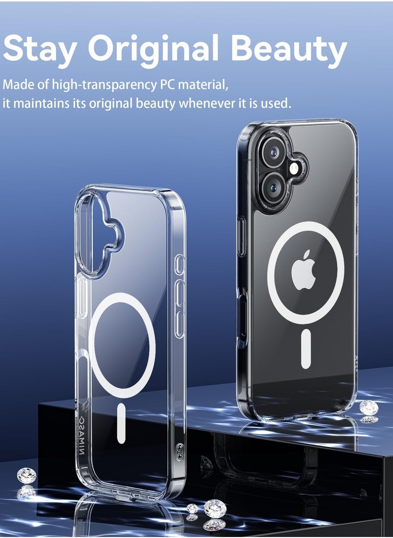 Generic - for iPhone 16 5G Case, Anti-Yellowing and Anti-Scratch Mobile Phone Case iPhone 16 5G, Clear - Image 1