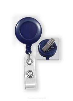Libra ID Holder Reel with Clear Plastic Strap & Belt Clip (Pack of 3)  - Image 2