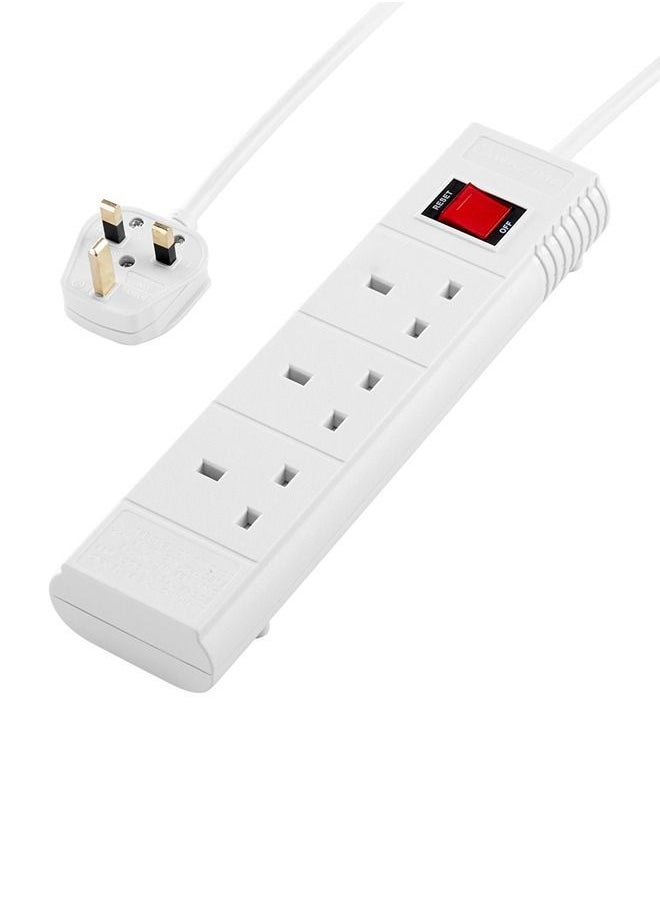 LAWAZIM - Heavy duty 3 Way Extension Cable with on/off buttons | 3 Meters | 2990W - Image 1