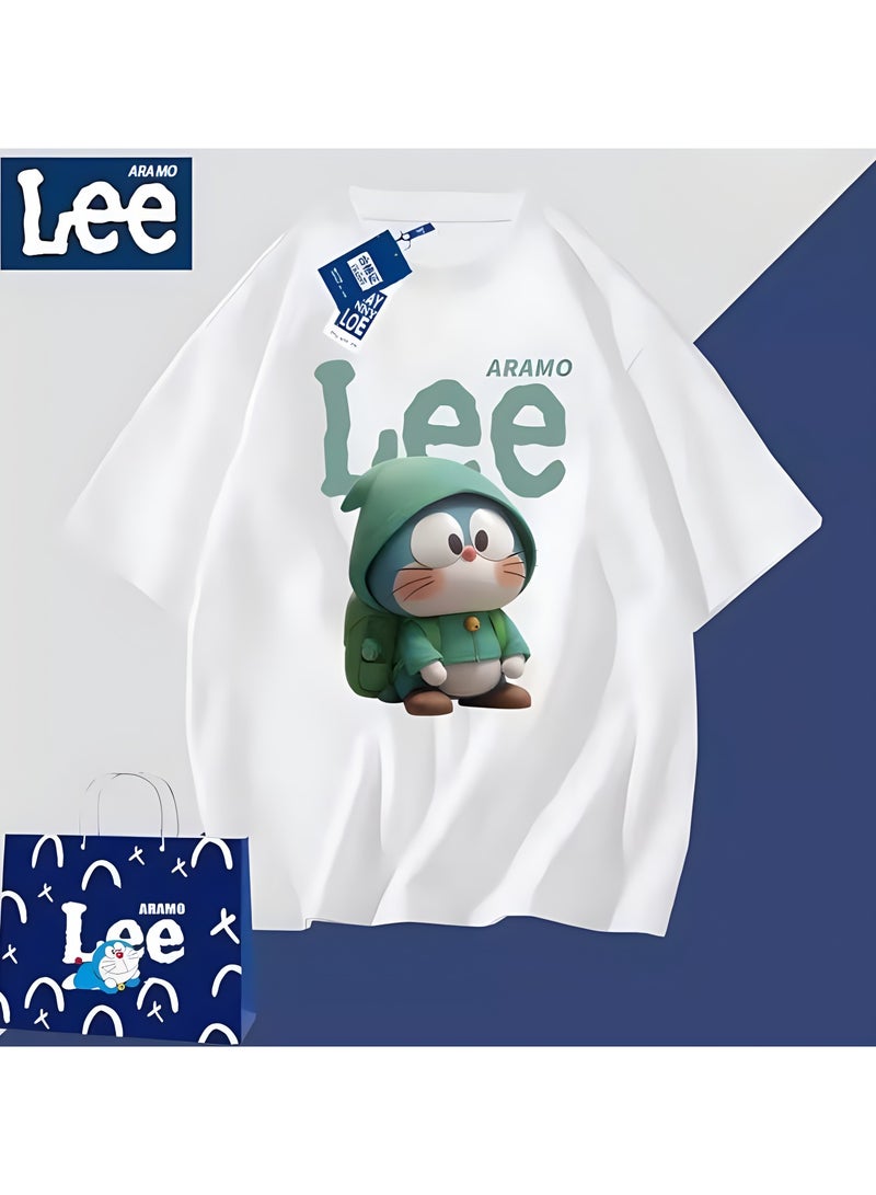 LEE New Fashionable Casual LEE Co Branded T-shirt