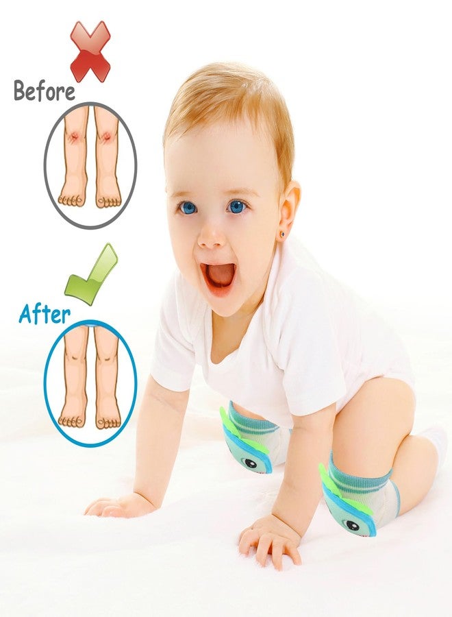NASHRIO Baby Knee Pads for Crawling, Anti-Slip and Protect Toddlers Knees. Knee Warmer and Breathable 3D Mesh for Boys and Girls, 3 6 12 Months Old Baby Must Haves (3 Pairs) - Image 5