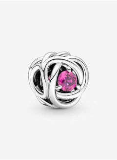 PANDORA Pink Eternity Circle Charm  - Image 1