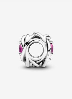 PANDORA Pink Eternity Circle Charm  - Image 2