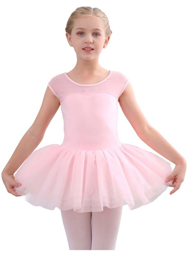 Stelle Girls Cute Tutu Dress Ballet Leotard for Dance (Toddler/Little Kid/Big Kid) (Ballet Pink,4T) - Image 1