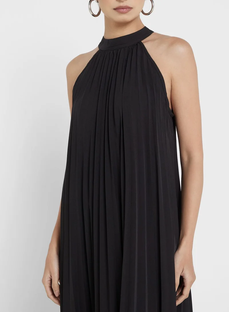 Khizana Pleated A-Line Dress