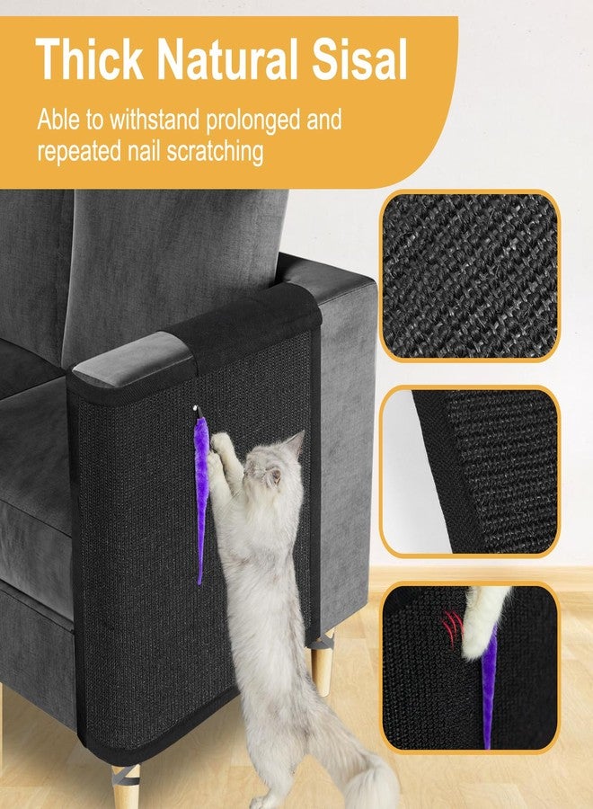 Oroonoko Cat Scratch Sofa Protector,Cat Scratch Couch Cover with Sisal Mat for Cat Indoor use (Left Hand) - Image 3