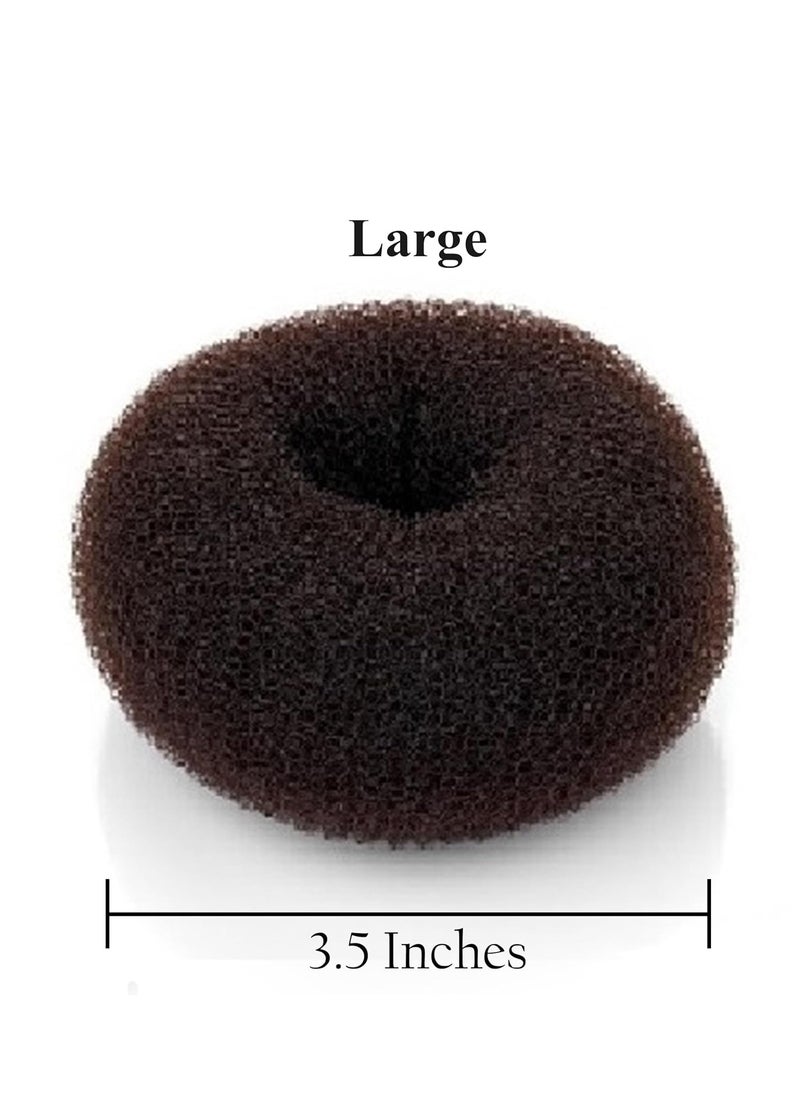 Beaute Galleria Hair Donut Bun Maker Ring Style Mesh Chignon Ballet Sock Bun (Large, Brown) - pzsku/Z34DAC0845674F30E07E1Z/45/_/1731651035/5a4c191d-698e-464a-b1c8-b010cb67c5db