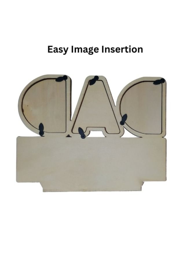 Fathers Day Wooden Photo Frame for desk  - Image 4