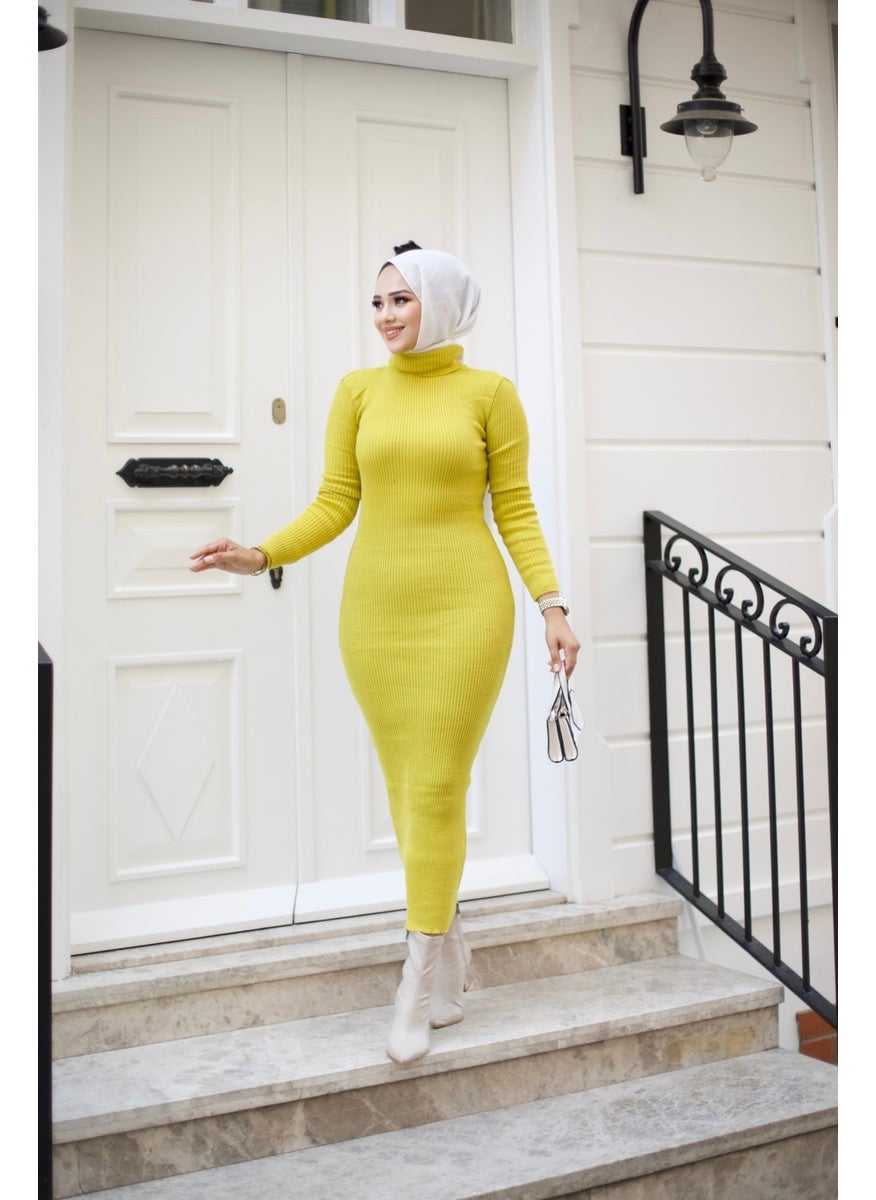 SFG Life Fashion Women's Hijab Clothing Turtleneck and Slim Model Knitted Pencil Dress - pzsku/Z34DADB2CD5354F8AB7A3Z/45/_/1738786459/0d108161-f29a-4b45-ac26-55b26424342c