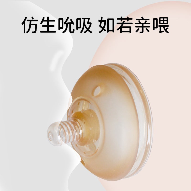 Baby Weaning Artifact Silicone Bottle Wide Mouth With Rice Paste Spoon Head Cup Suction Nozzle Imitation Breast Milk Anti-Flatulence Bottle - Image 4
