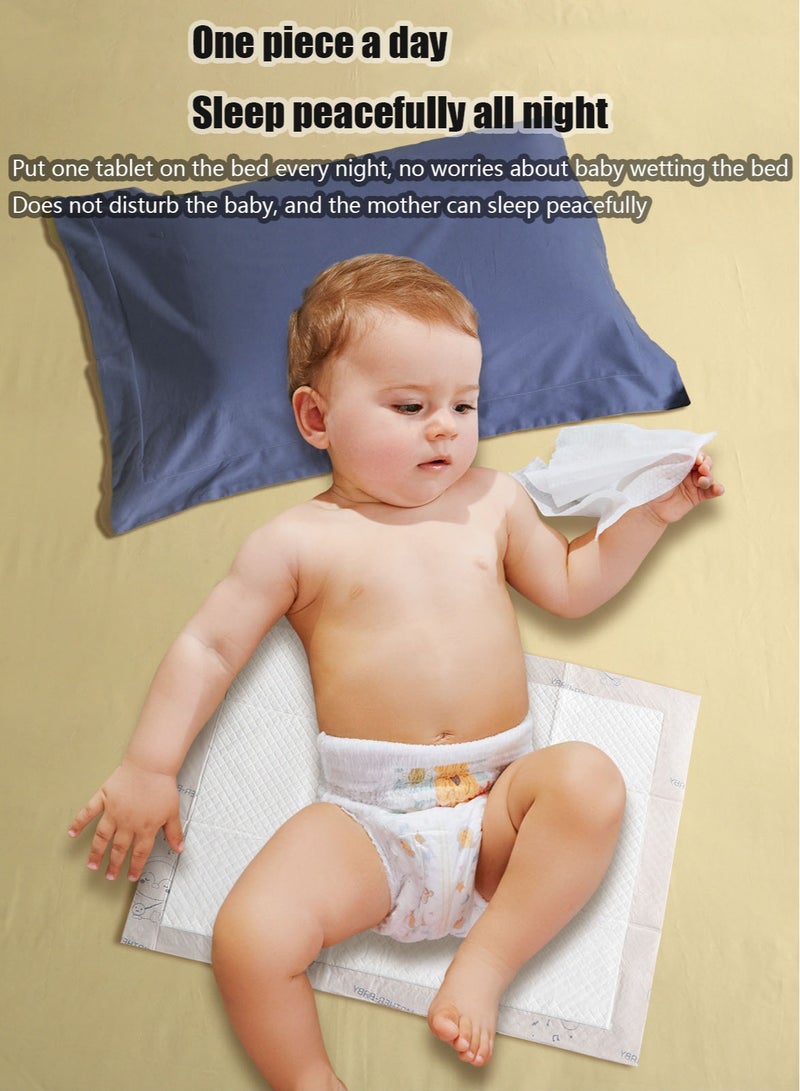 40 Pieces Baby Disposable Changing Mats, Waterproof Baby Changing Pads, 45*60 cm, Highly Absorbent Leakproof Changing Pad Baby, Ultra soft Diaper Changing Mat Underpads for Baby  - Image 5