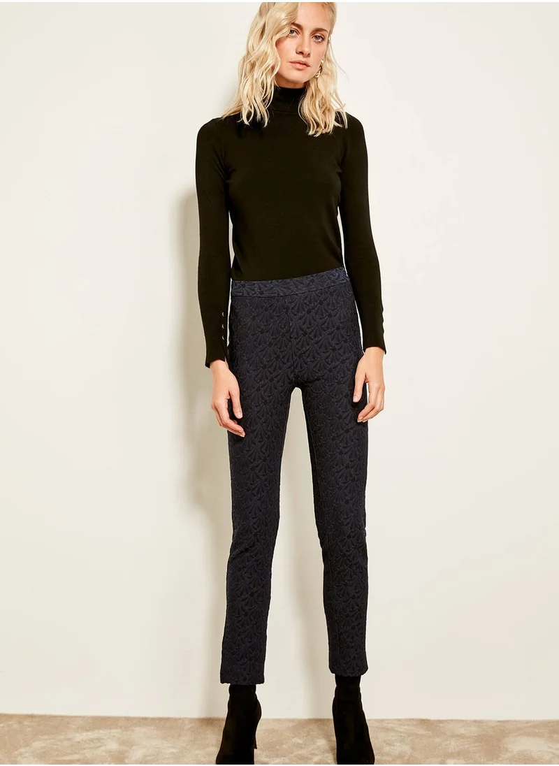 trendyol High Waist Jacquard Leggings