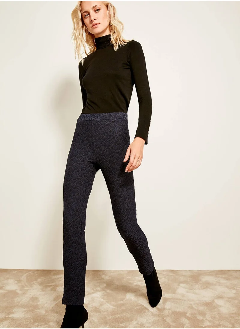trendyol High Waist Jacquard Leggings