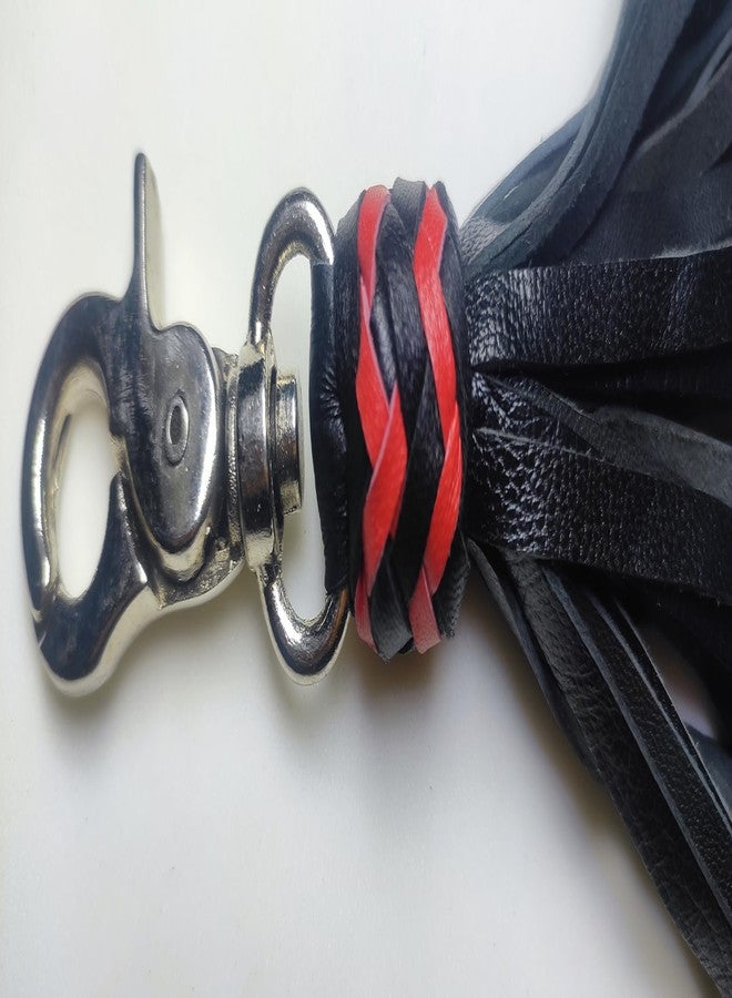 eeoan Leather Flogger Keychain, Keychain Accessories with Zinc Alloy Buckle Key Organiser for Car, bike, keychain for Men & Women - Image 2