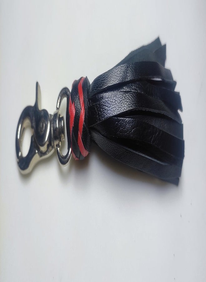 eeoan Leather Flogger Keychain, Keychain Accessories with Zinc Alloy Buckle Key Organiser for Car, bike, keychain for Men & Women - Image 1