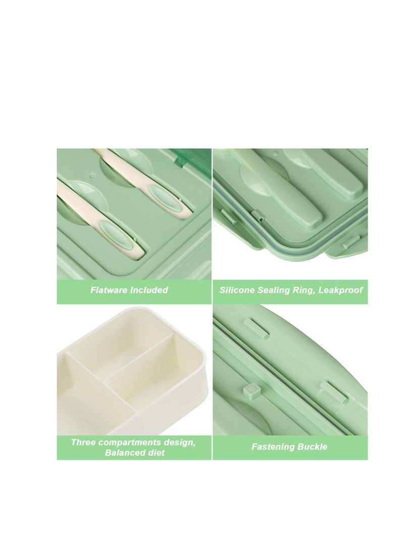 Y&D Bento Boxes for Adults 1400 ML Lunch Box For Kids Childrens With Spoon Fork Durable, Leak Proof OntheGo Meal, BPA Free and Food Safe Materials - Image 4