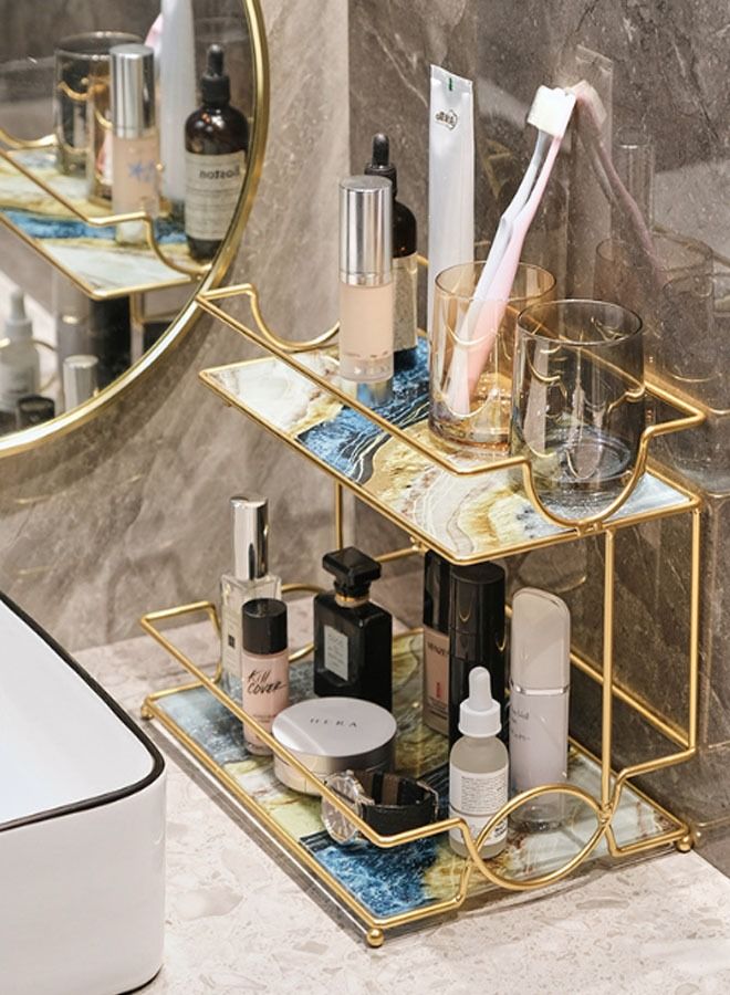 إن كي أكس حامل صابون التواليت ذو رفين مثبتين على الحائط - Image 2