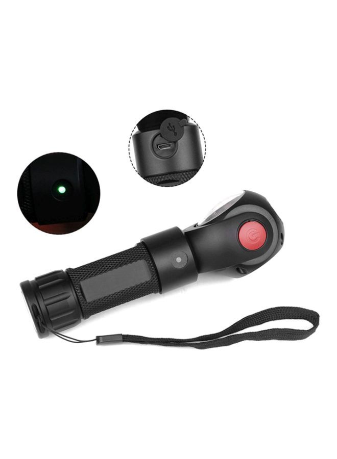 Rotation Head Flashlight Black/Clear - Image 2