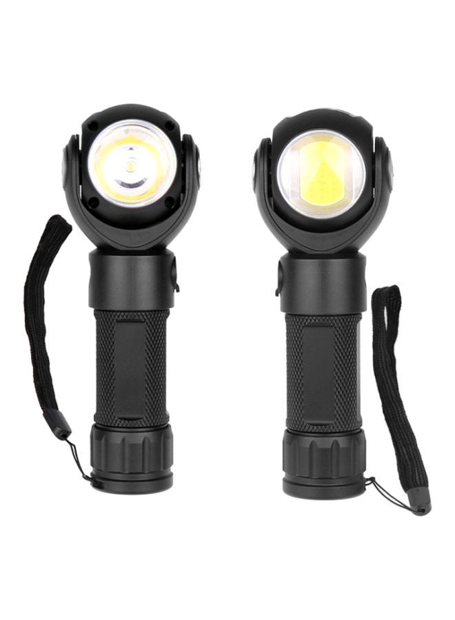 Rotation Head Flashlight Black/Clear - Image 3