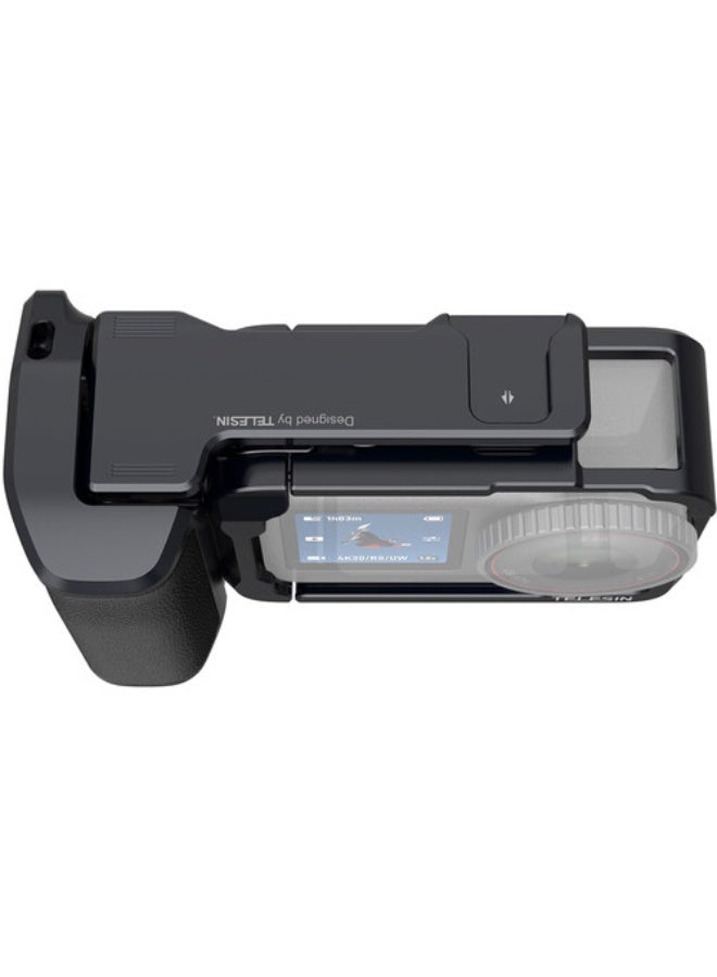 تيليسن TELESIN Aluminum Street Shot Set for DJI Osmo Action 6 (Black) - Image 4