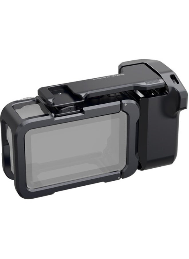 تيليسن TELESIN Aluminum Street Shot Set for DJI Osmo Action 6 (Black) - Image 1