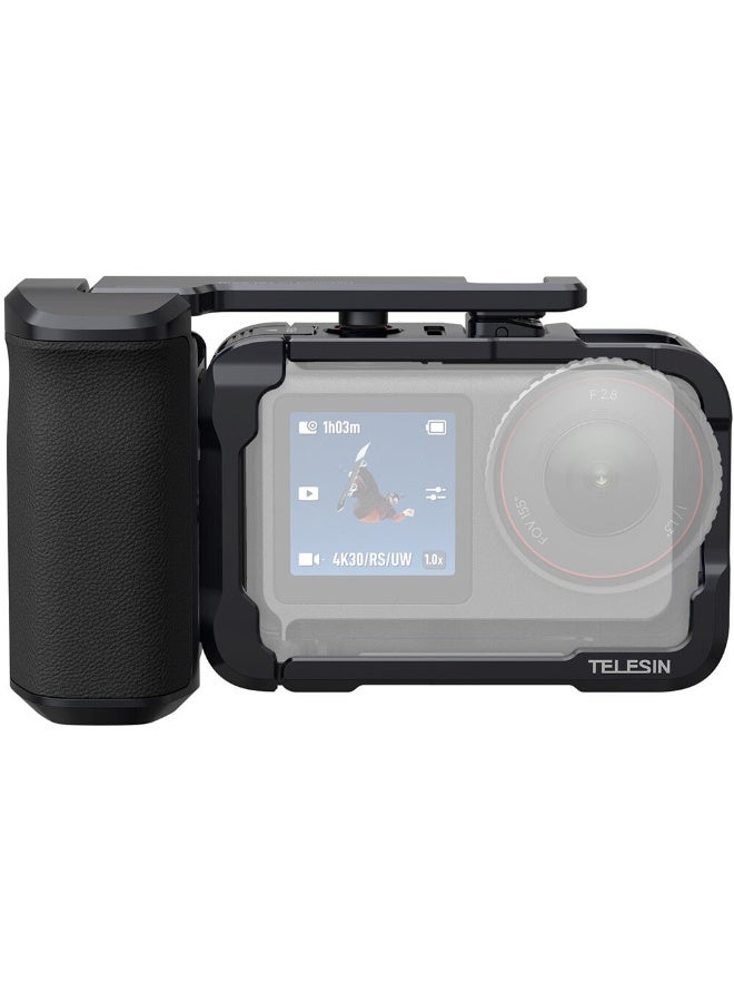 تيليسن TELESIN Aluminum Street Shot Set for DJI Osmo Action 6 (Black) - Image 5