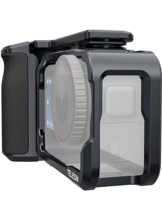 تيليسن TELESIN Aluminum Street Shot Set for DJI Osmo Action 6 (Black) - Image 3
