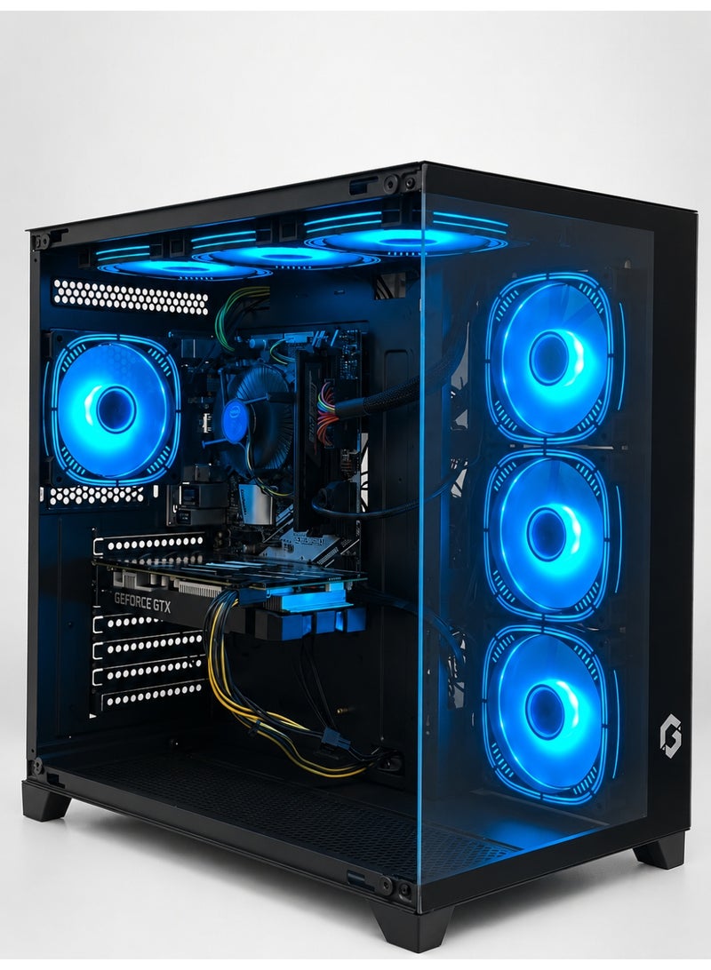 بيسي كمبيوترالعاب تجميعة احترافية – معالج I5 9400F – بطاقة رسومات نيفيديا جيفورس  GTX1650 SUPER 6GB  - ذاكرة عشوائية 16GB 3200 ميجابايت – لوحة الام B365M-HDV  - مع نظام تشغيل ويندوز 11 برو