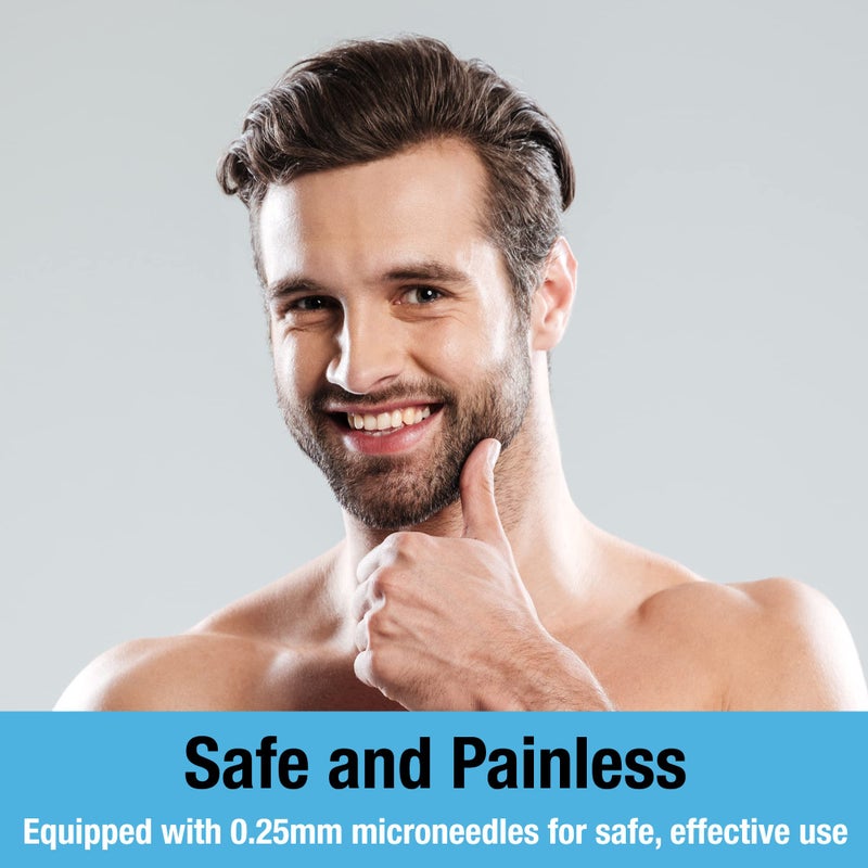 Tilcare Beard and Hair Derma Roller (1Pack) by Tilcare - Sterile Titanium Derma Roller 0.25mm - Image 3