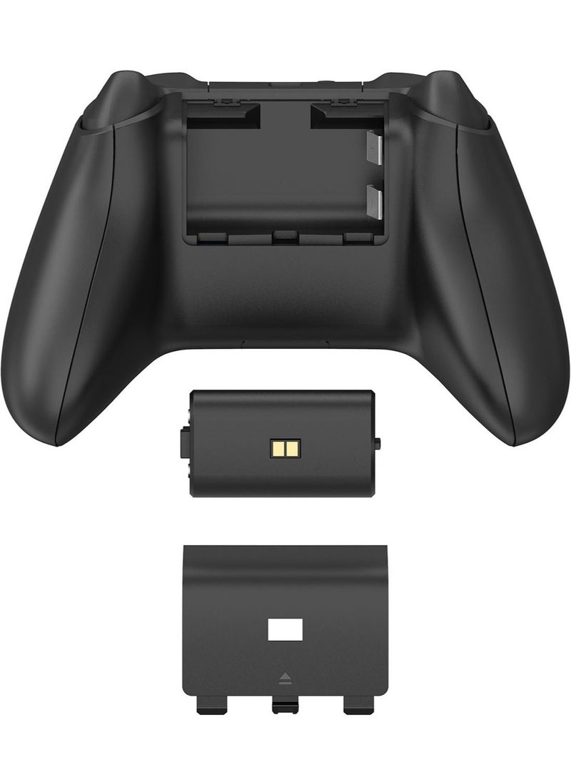GameWill - Dual Charging Dock with 2 x Rechargeable Battery Packs [EXTRA POWER 1200 mAh] for Xbox Series X and Series S (also compatible with Xbox One X/S) - Black - Image 1